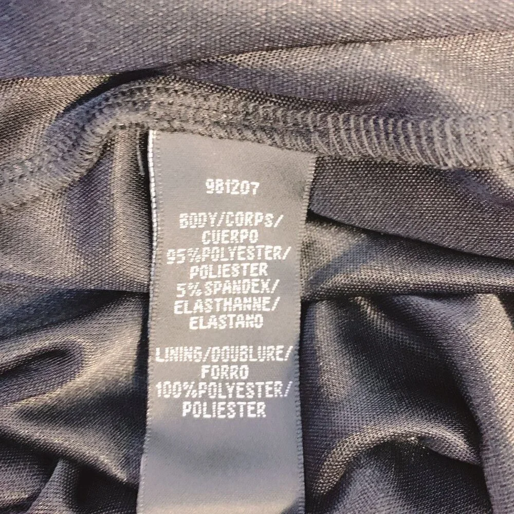 NWT David Meister Black, Turquoise, & Blue Snake Print Dress Size 14 - Picture 7 of 8